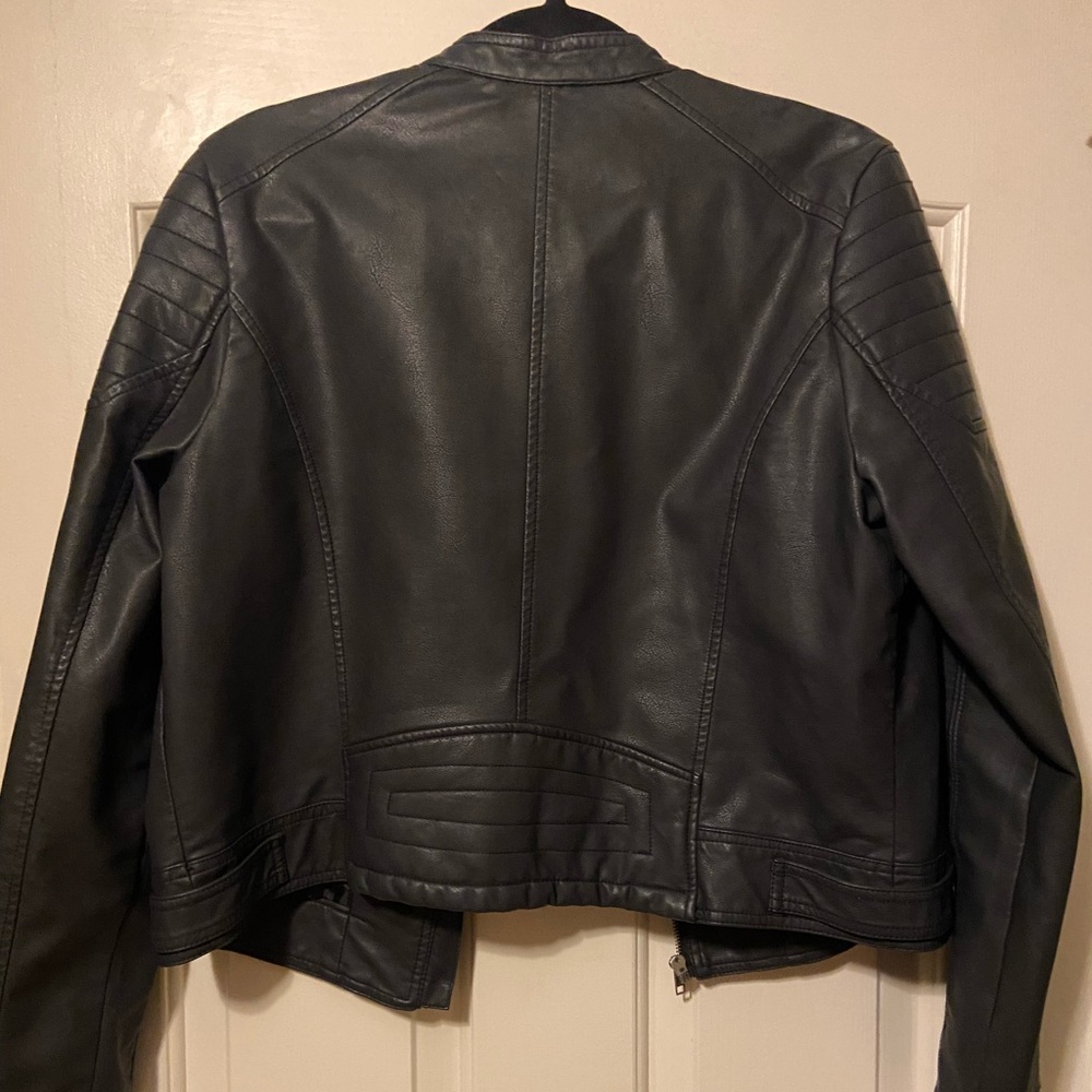 Xhiliration Faux Leather Jacket